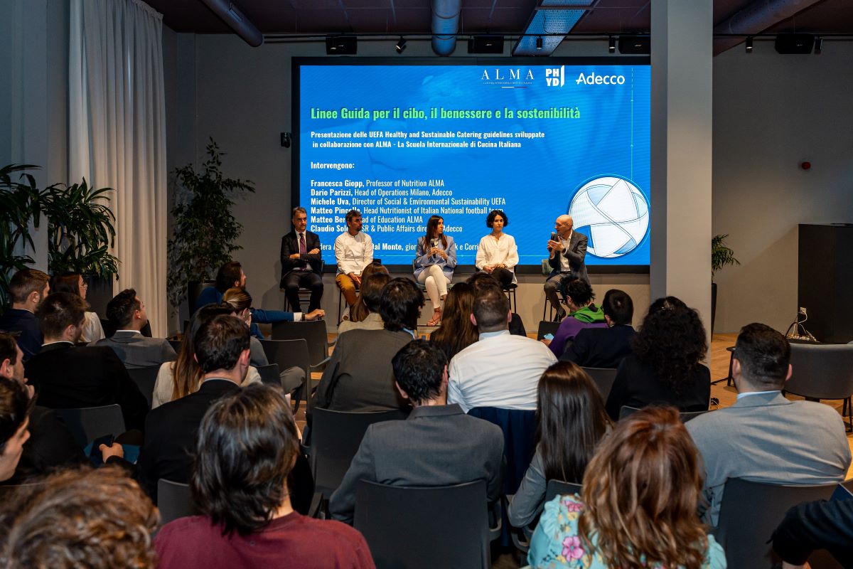 UEFA e ALMA presentano le “UEFA Healthy And Sustainable Catering Guidelines”