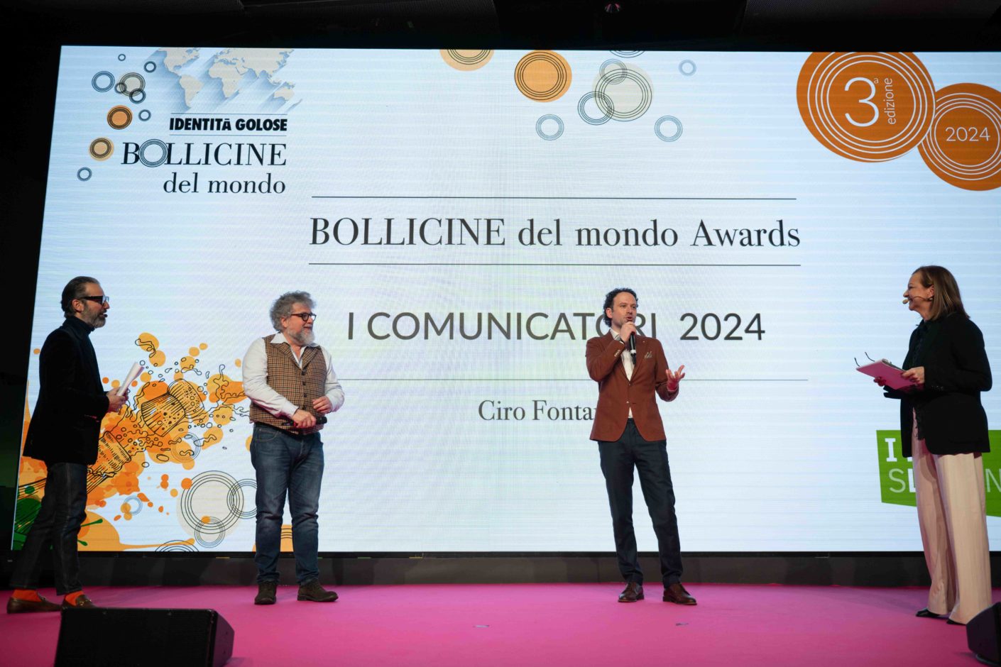 Bollicine dal Mondo 2024: premiato il docente di ALMA Ciro Fontanesi